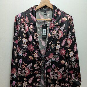 FLORAL SUIT WITH FRONT BOW!